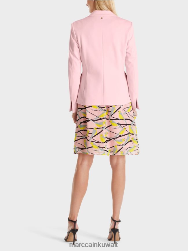 Marc Cain سترة مع طبقات الأميرة LVN0D6171 ملابس مسحوق وردي ناعم