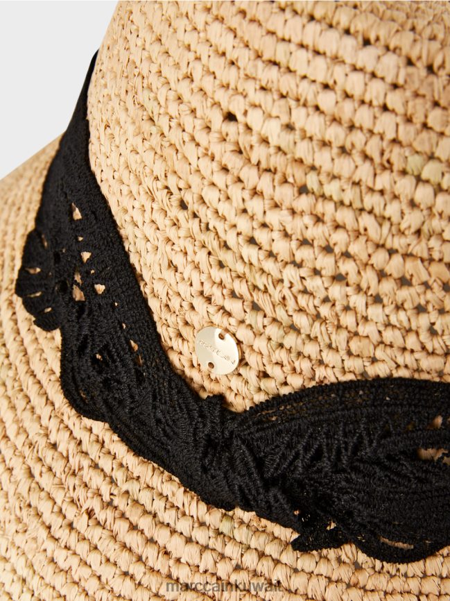 Marc Cain قبعة شمسية على طراز قاء زجاجي LVN0D61725 ملحق الرافية