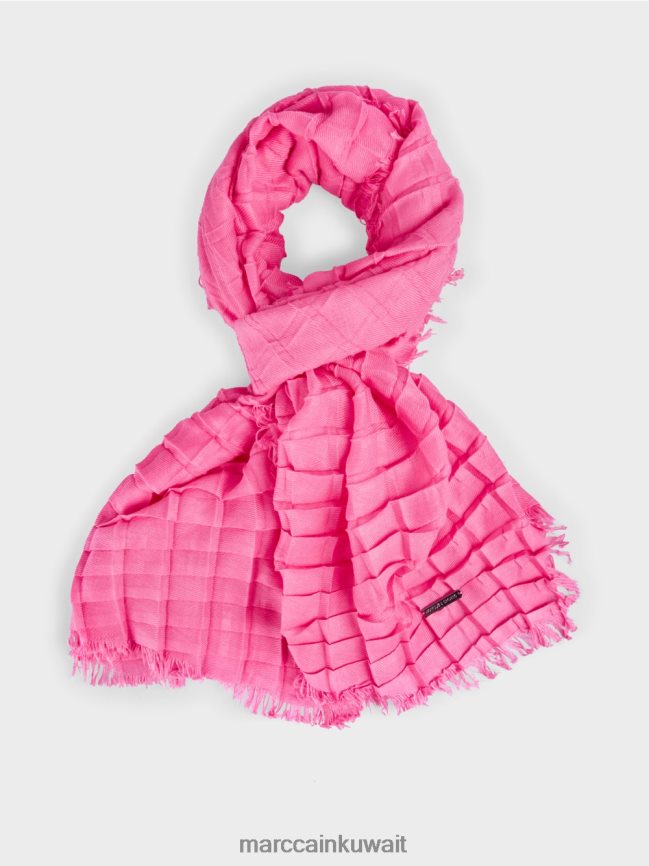 Marc Cain مطوي منقوشة وشاح LVN0D61726 ملحق ملمع شفاه