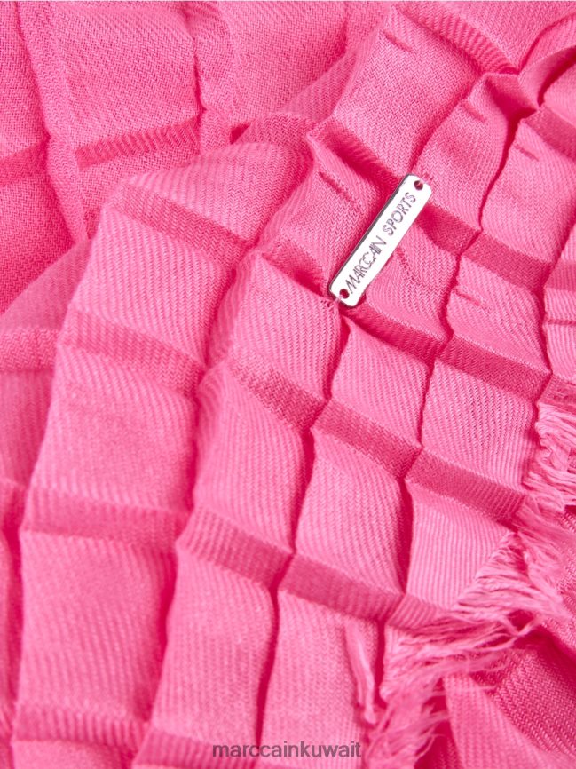 Marc Cain مطوي منقوشة وشاح LVN0D61726 ملحق ملمع شفاه