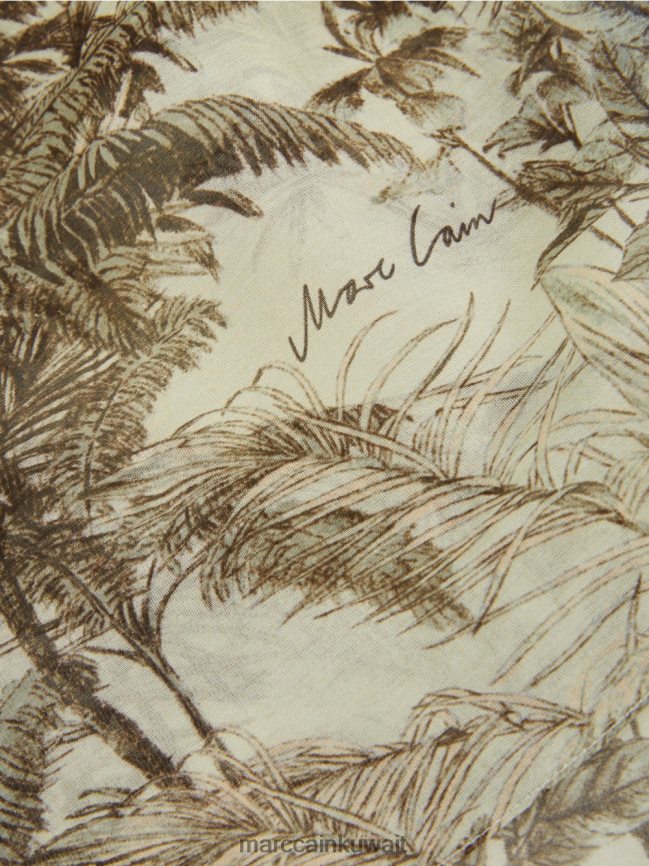 Marc Cain وشاح بأنماط مختلطة LVN0D61728 ملحق نفس ناعم