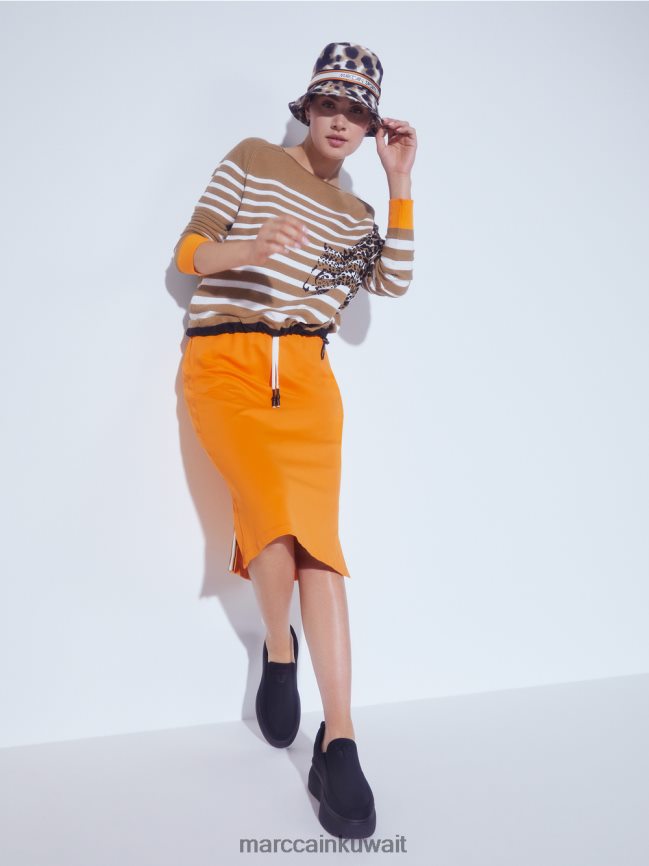 Marc Cain قبعة صياد ناعمة LVN0D61740 ملحق قهوة خفيفة