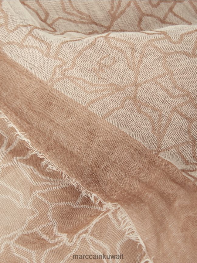 Marc Cain وشاح بتصميم رأس النمر LVN0D61745 ملحق جمل