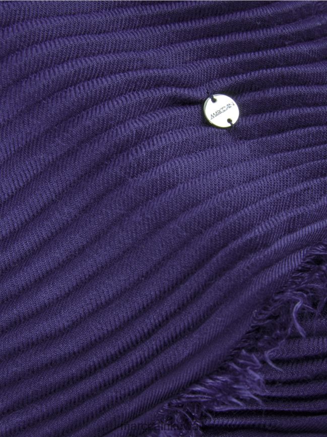 Marc Cain وشاح مطوي LVN0D61746 ملحق ملكي الأرجواني