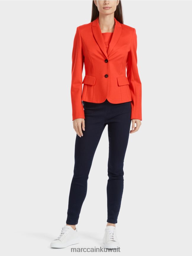 Marc Cain سترة مزودة بطية صدر ضيقة LVN0D6177 ملابس كامباري