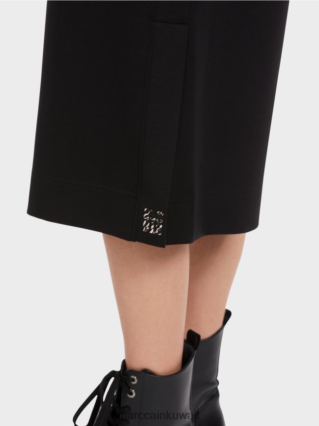 Marc Cain فستان رياضي طويل LVN0D617 ملابس أسود