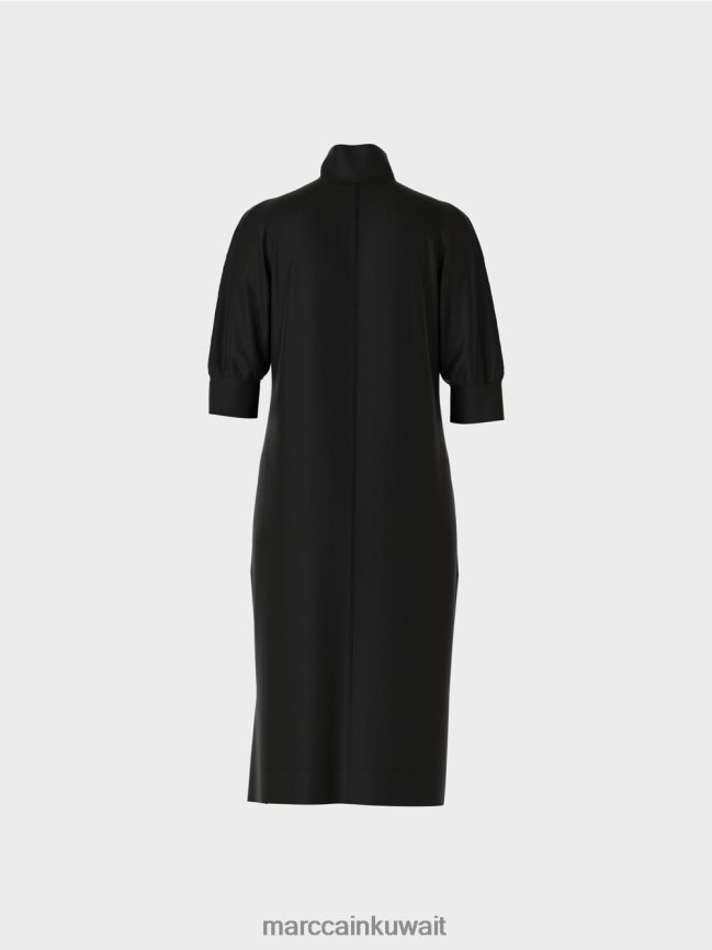 Marc Cain فستان رياضي طويل LVN0D617 ملابس أسود