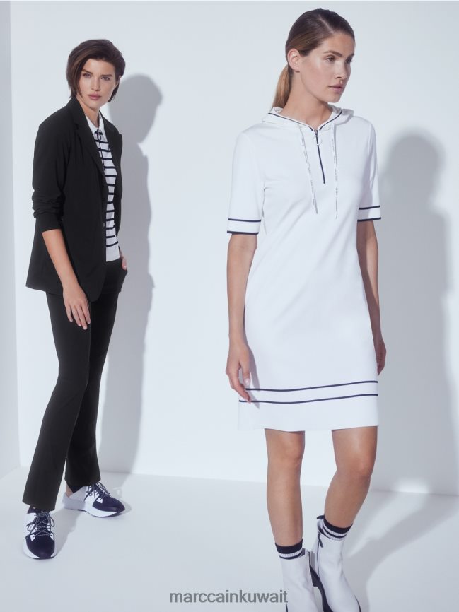 Marc Cain بليزر بتفاصيل رياضية LVN0D6200 ملابس أسود