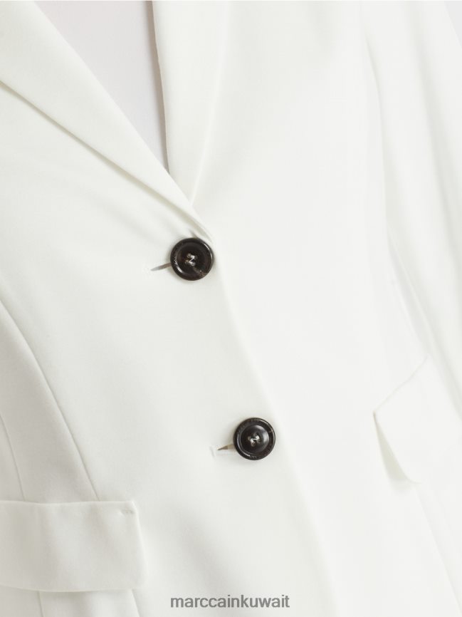 Marc Cain سترة مرقش LVN0D6215 ملابس أبيض مصفر