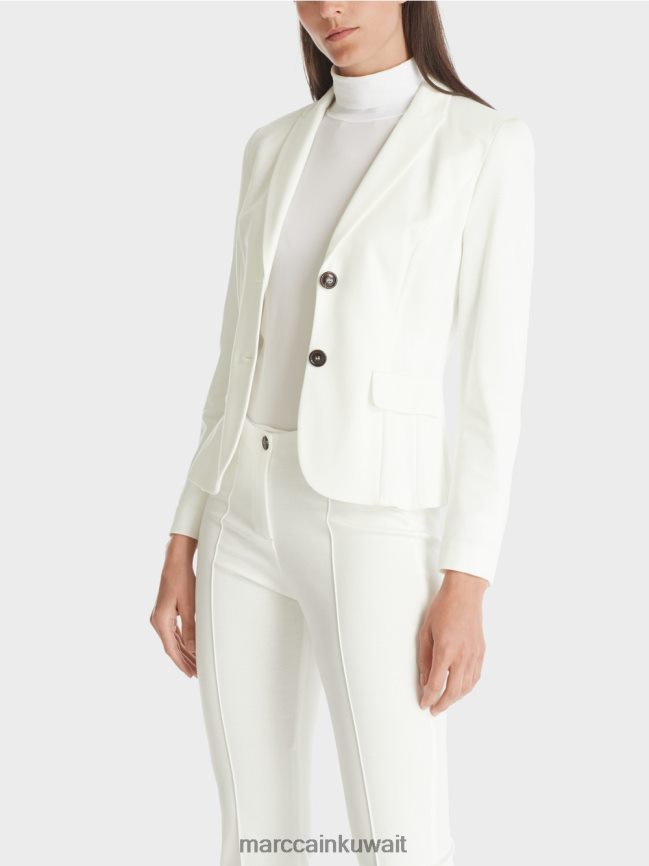 Marc Cain سترة مرقش LVN0D6215 ملابس أبيض مصفر