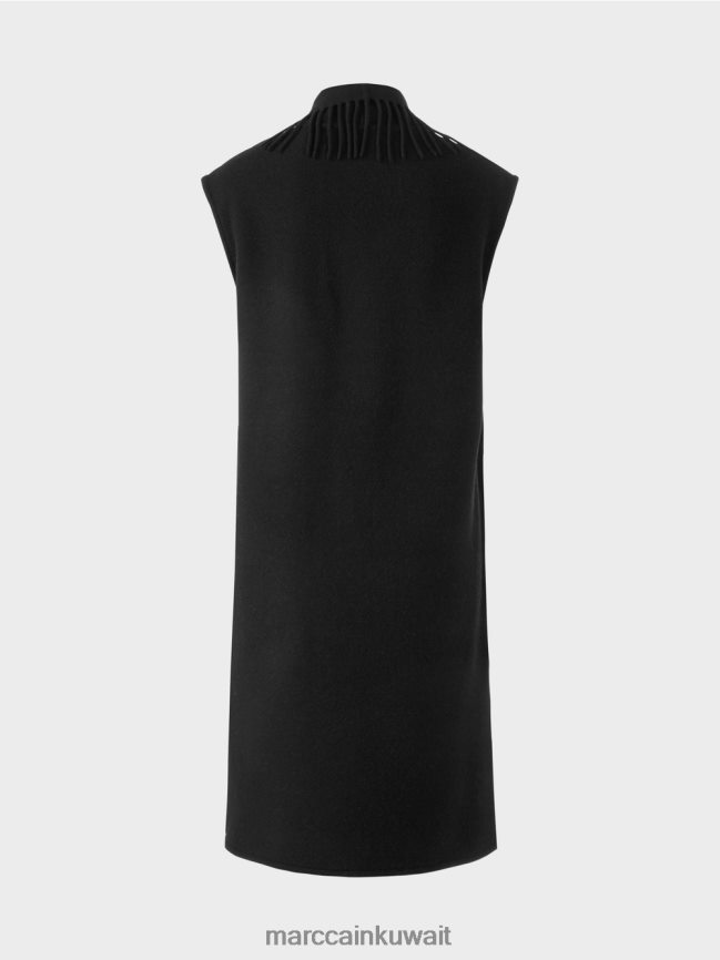 Marc Cain صدرية طويلة مع هامش LVN0D6226 ملابس أسود