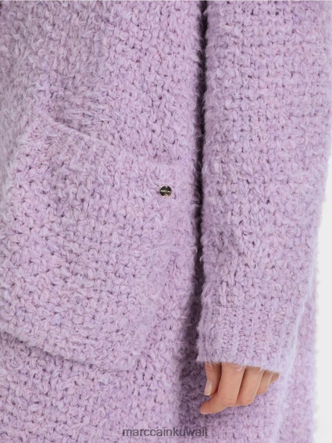 Marc Cain معطف محبوك في ألمانيا LVN0D6227 ملابس الخزامى مشرق