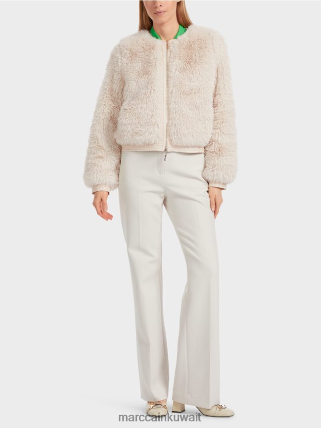 Marc Cain سترة خارجية ذات مظهر أشعث LVN0D6228 ملابس دخان