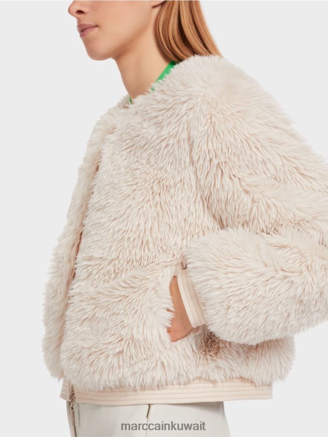 Marc Cain سترة خارجية ذات مظهر أشعث LVN0D6228 ملابس دخان