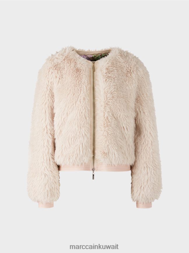 Marc Cain سترة خارجية ذات مظهر أشعث LVN0D6228 ملابس دخان