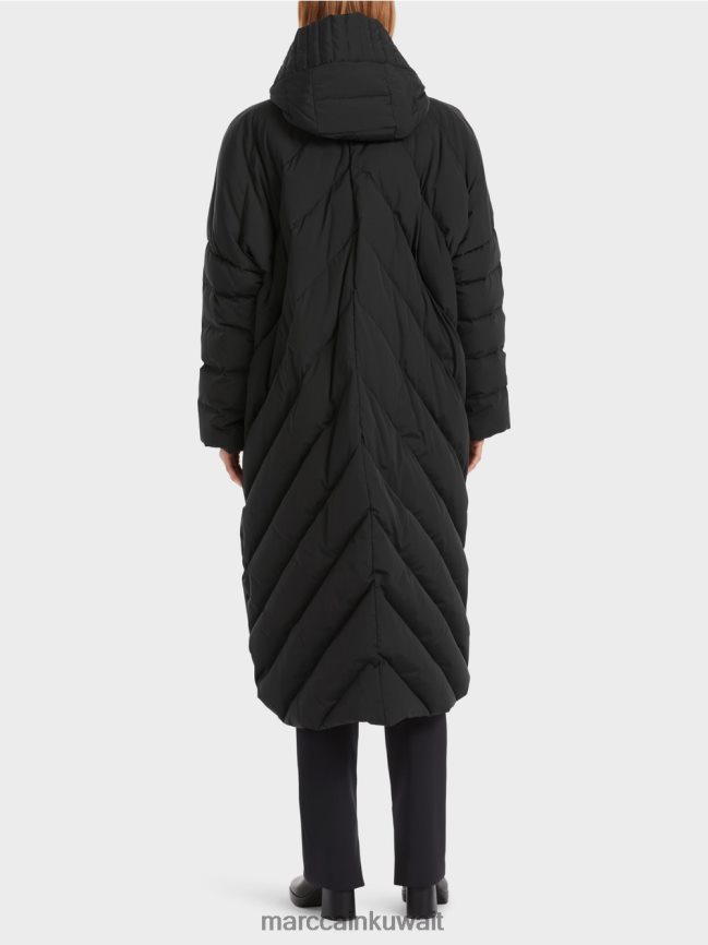 Marc Cain معطف مبطن مع حشوة أسفل LVN0D6230 ملابس أسود