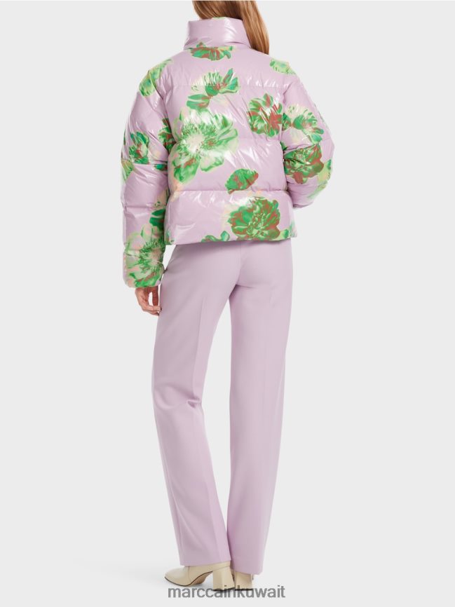 Marc Cain سترة خارجية بتصميم زهور LVN0D6231 ملابس الخزامى مشرق