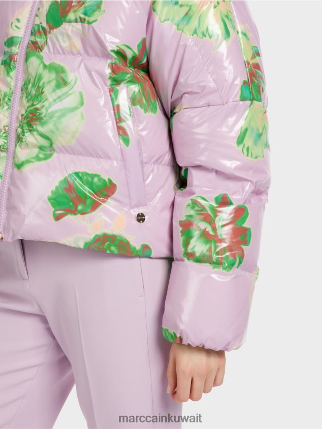 Marc Cain سترة خارجية بتصميم زهور LVN0D6231 ملابس الخزامى مشرق