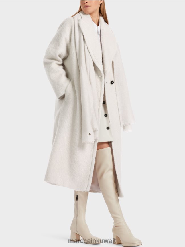 Marc Cain معطف في نظرة المتضخم LVN0D6232 ملابس دخان