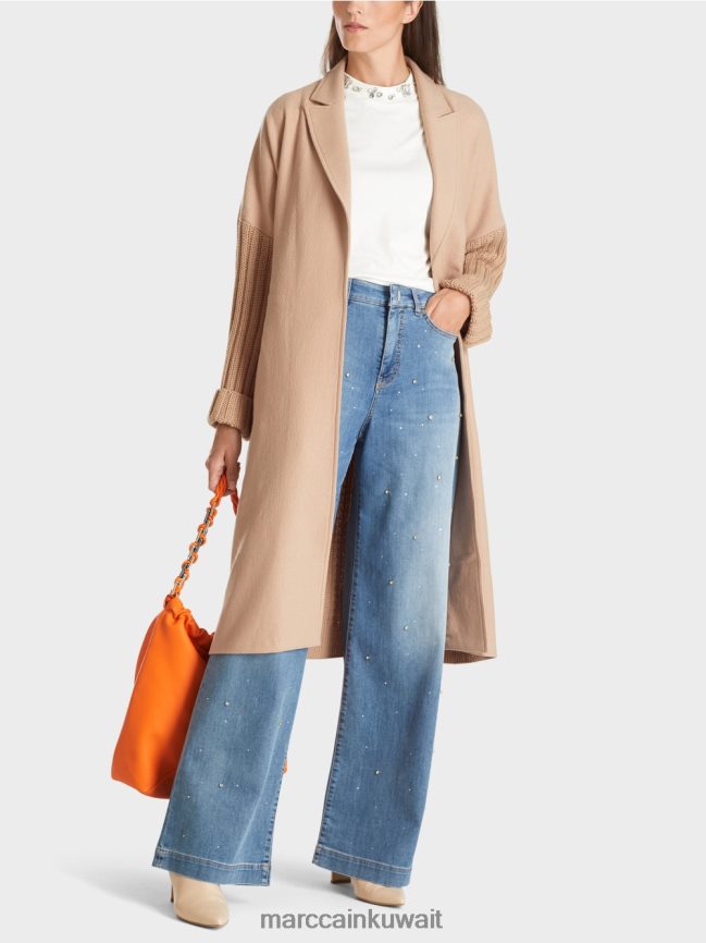 Marc Cain معطف محبوك في ألمانيا LVN0D6252 ملابس الحلوى الساطعة