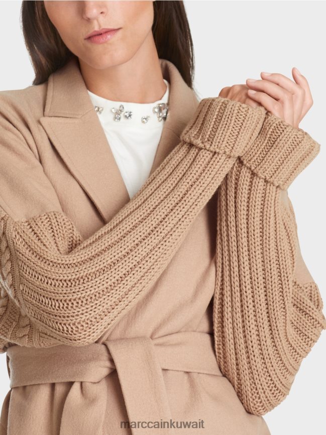 Marc Cain معطف محبوك في ألمانيا LVN0D6252 ملابس الحلوى الساطعة