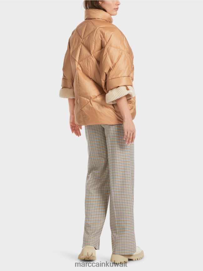 Marc Cain معطف على شكل صدرية على شكل بيضة LVN0D6254 ملابس الحلوى الساطعة