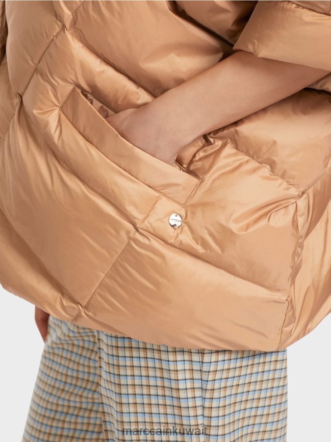 Marc Cain معطف على شكل صدرية على شكل بيضة LVN0D6254 ملابس الحلوى الساطعة