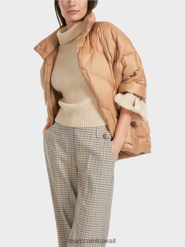 Marc Cain معطف على شكل صدرية على شكل بيضة LVN0D6254 ملابس الحلوى الساطعة