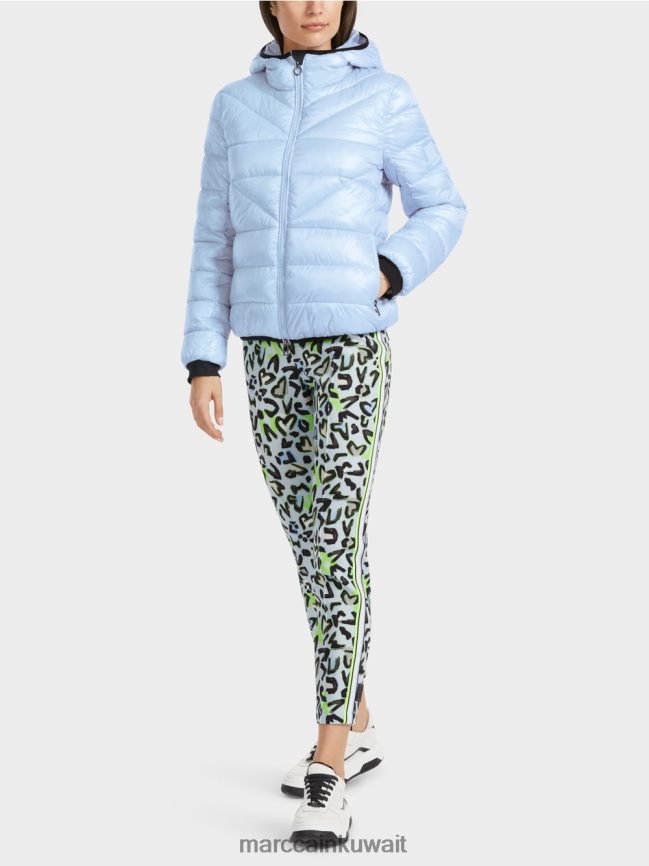 Marc Cain سترة خارجية "إعادة التفكير معًا". LVN0D6257 ملابس مسحوق ناعم أزرق