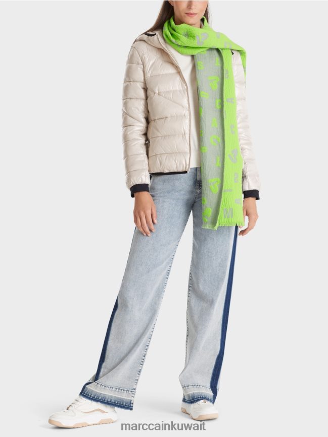 Marc Cain سترة خارجية "إعادة التفكير معًا". LVN0D6262 ملابس صخرة القمر الناعمة