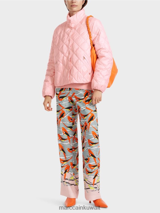 Marc Cain سترة خارجية "إعادة التفكير معًا". LVN0D6268 ملابس مسحوق وردي ناعم