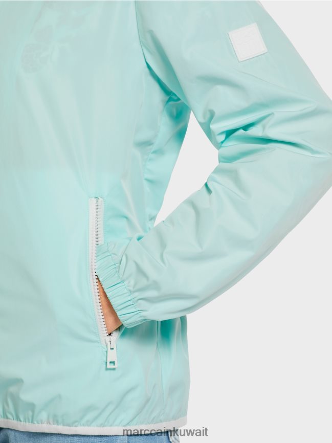 Marc Cain سترة خفيفة الوزن بغطاء للرأس في الهواء الطلق LVN0D6279 ملابس كوة ناعمة