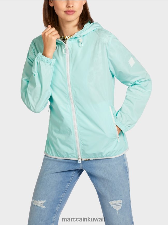 Marc Cain سترة خفيفة الوزن بغطاء للرأس في الهواء الطلق LVN0D6279 ملابس كوة ناعمة