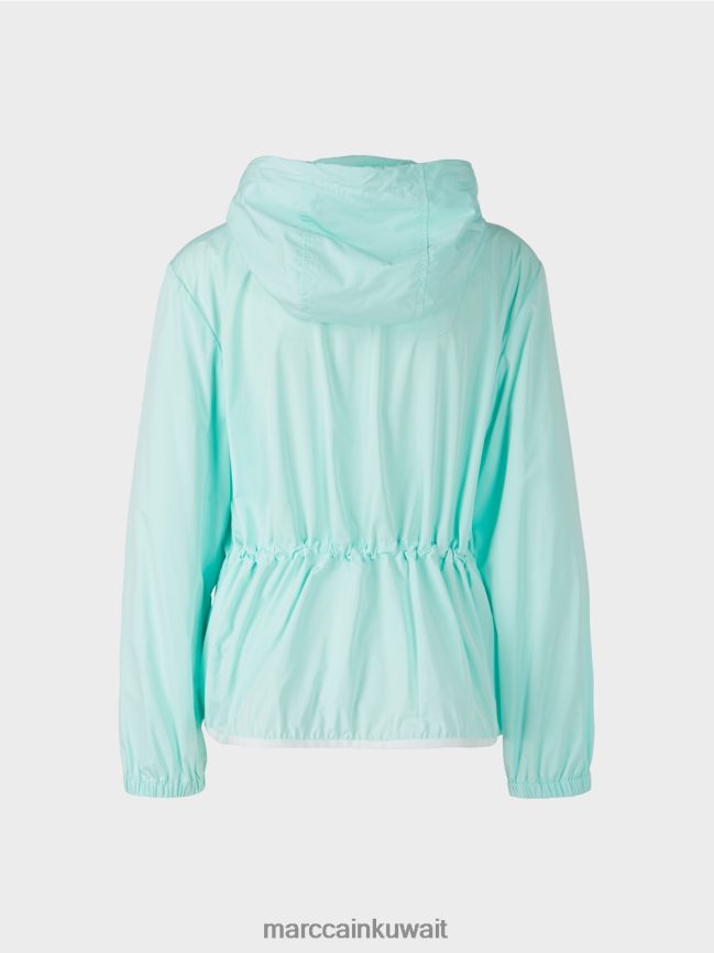 Marc Cain سترة خفيفة الوزن بغطاء للرأس في الهواء الطلق LVN0D6279 ملابس كوة ناعمة