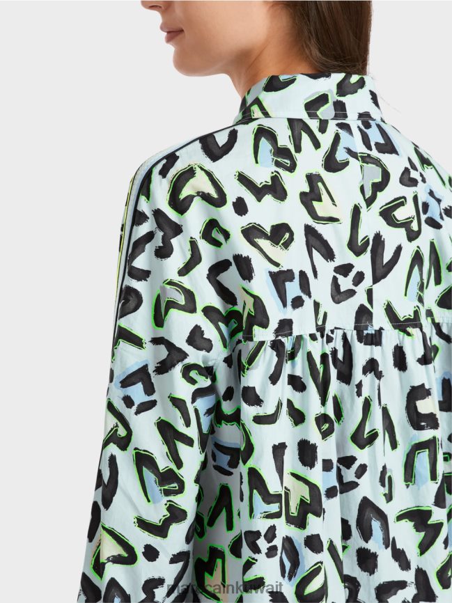 Marc Cain فستان قميص بياقة مستديرة 