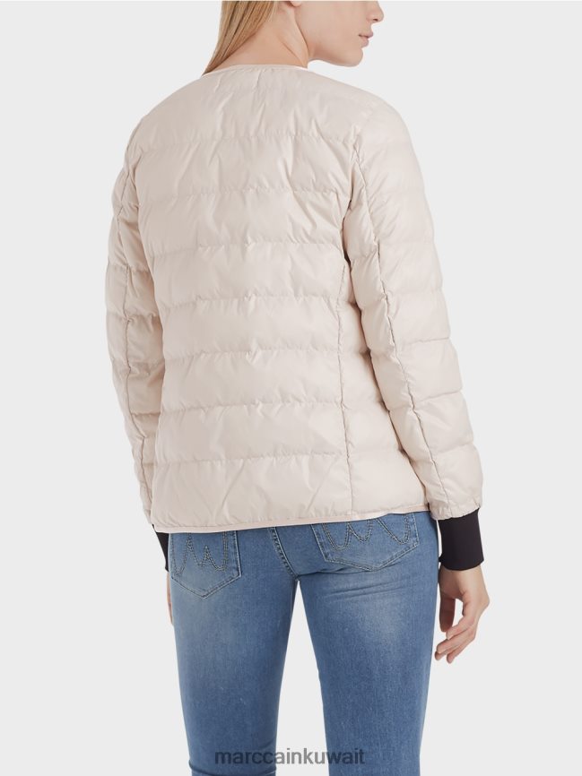 Marc Cain سترة مبطنة في الهواء الطلق LVN0D6302 ملابس اللوز زهر