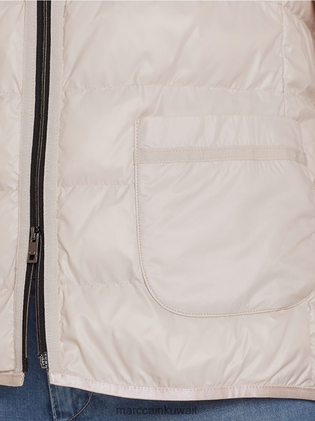 Marc Cain سترة مبطنة في الهواء الطلق LVN0D6302 ملابس اللوز زهر