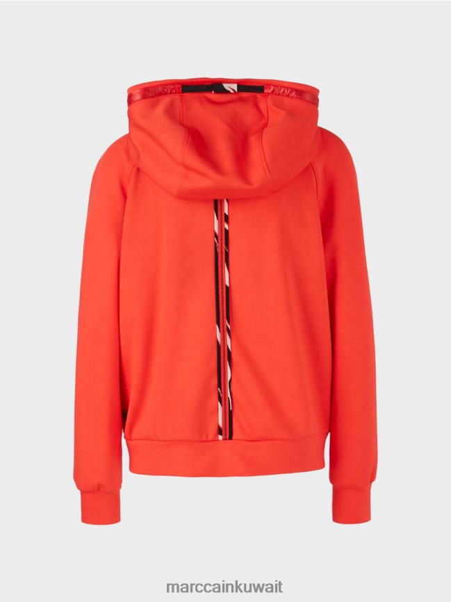 Marc Cain سترة مقنعين مع الرمز البريدي LVN0D6318 ملابس كامباري