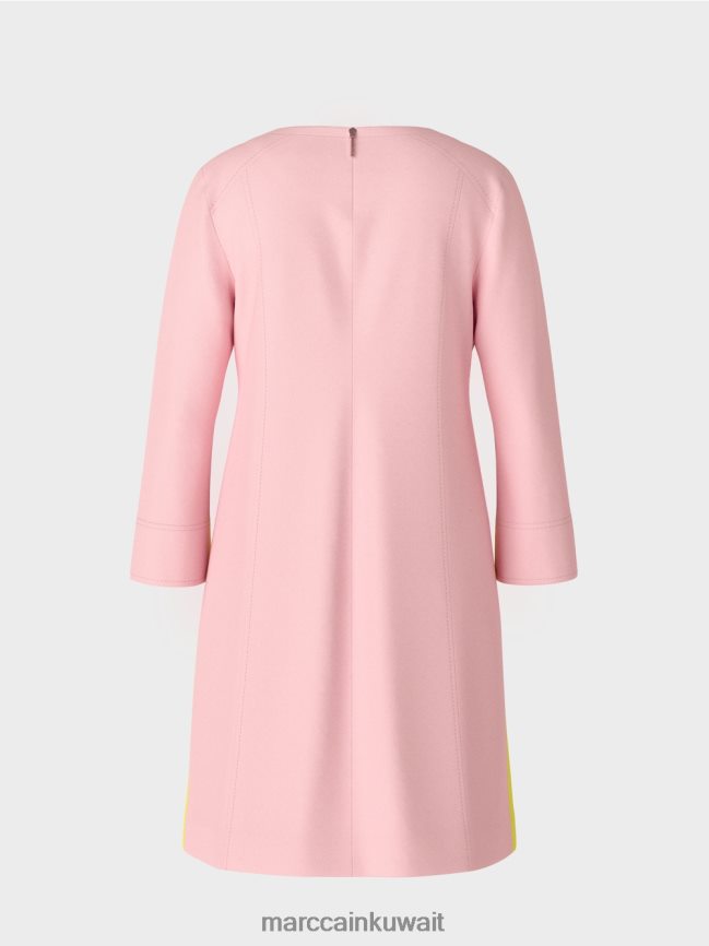 Marc Cain فستان رياضي بخطوط جديلة LVN0D632 ملابس مسحوق وردي ناعم