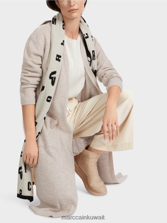 Marc Cain معطف طويل محبوك 