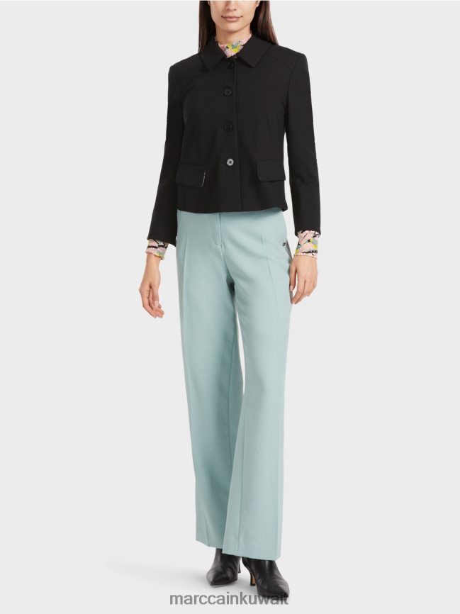 Marc Cain سترة قصيرة مع تمتد LVN0D6340 ملابس أسود