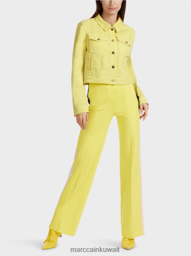 Marc Cain سترة الدنيم "إعادة التفكير معًا". LVN0D6341 ملابس ليمون ناعم