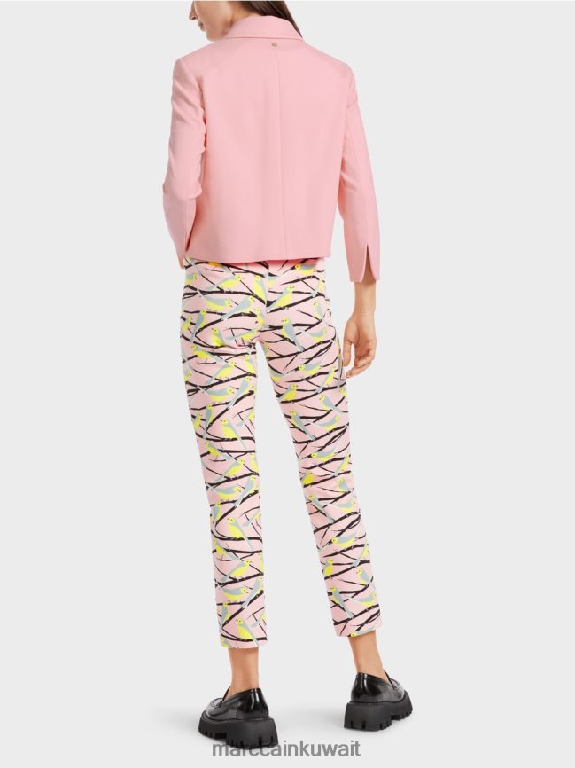 Marc Cain سترة قصيرة مع تمتد LVN0D6344 ملابس مسحوق وردي ناعم