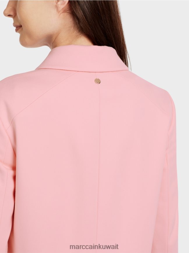 Marc Cain سترة قصيرة مع تمتد LVN0D6344 ملابس مسحوق وردي ناعم