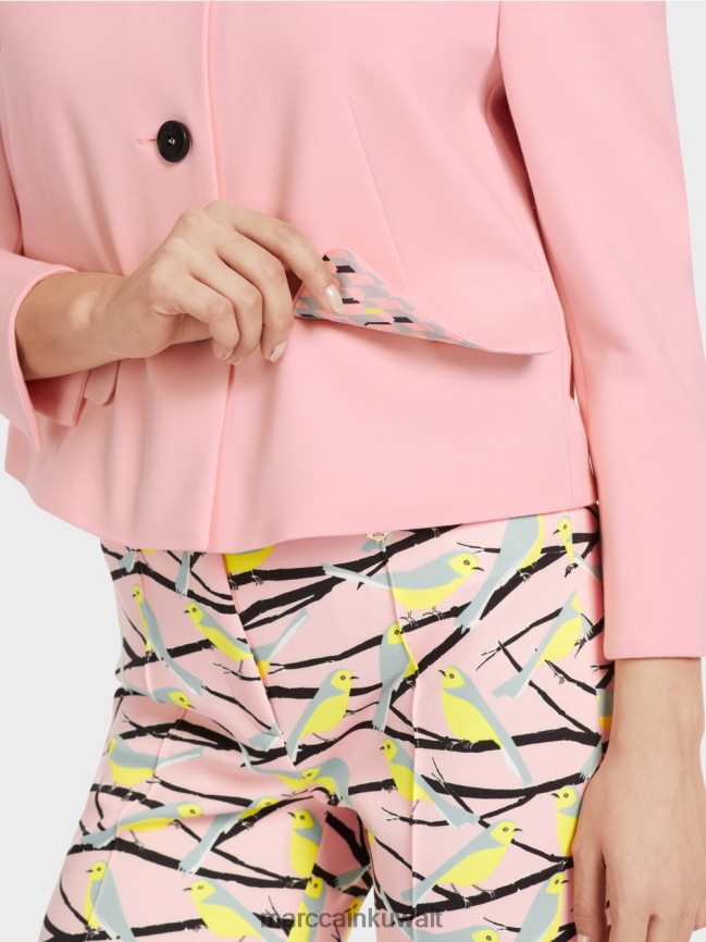 Marc Cain سترة قصيرة مع تمتد LVN0D6344 ملابس مسحوق وردي ناعم