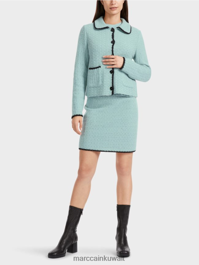 Marc Cain سترة محبوكة في ألمانيا LVN0D6347 ملابس السماء الزرقاء الداكنة