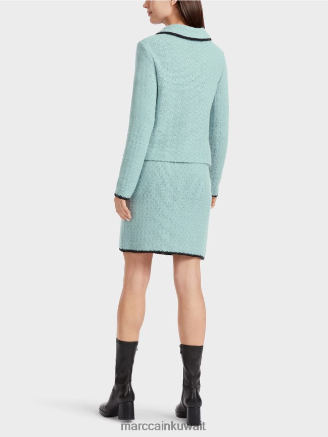 Marc Cain سترة محبوكة في ألمانيا LVN0D6347 ملابس السماء الزرقاء الداكنة