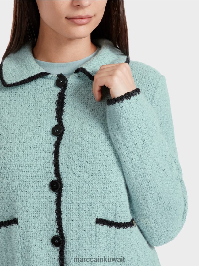 Marc Cain سترة محبوكة في ألمانيا LVN0D6347 ملابس السماء الزرقاء الداكنة