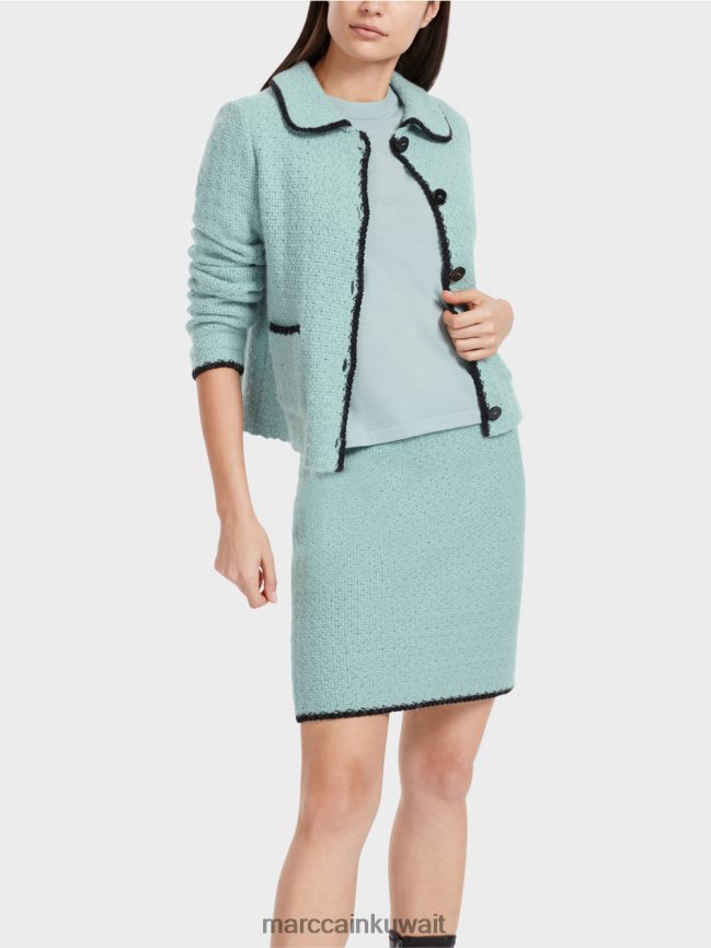 Marc Cain سترة محبوكة في ألمانيا LVN0D6347 ملابس السماء الزرقاء الداكنة