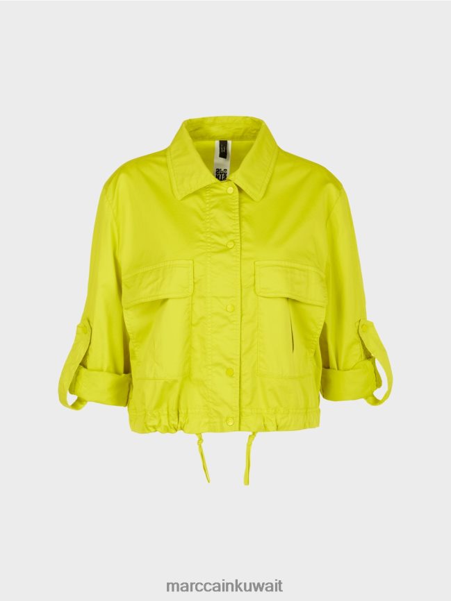 Marc Cain سترة صيفية خفيفة مع جيوب البضائع LVN0D6369 ملابس ليميد خفيف